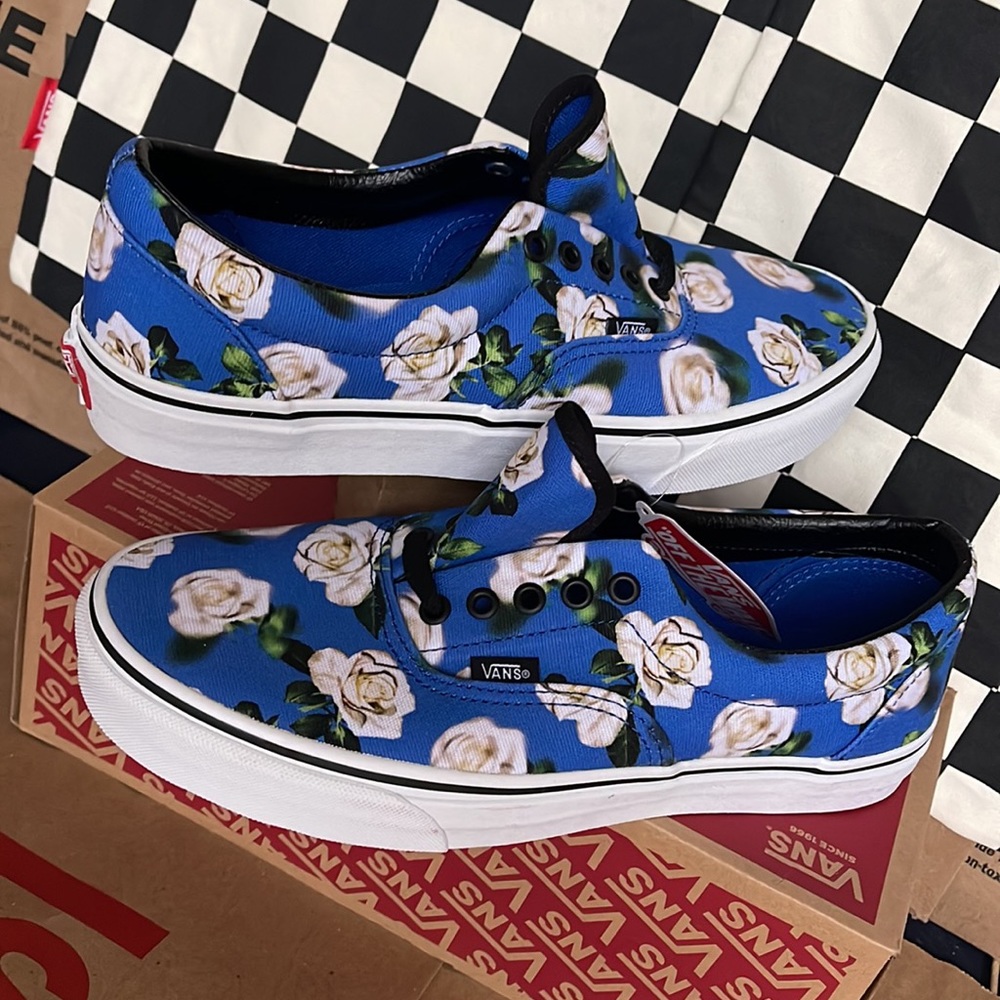 Vans Men’s Era Romantic Floral Lapis Blue sneakers - Picture 10 of 16